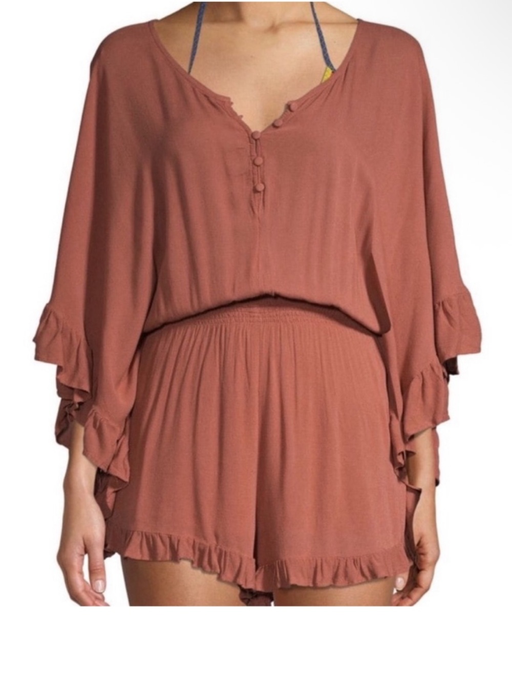 NWT LSpace Emily Romper in Sahara Size XS/Small
